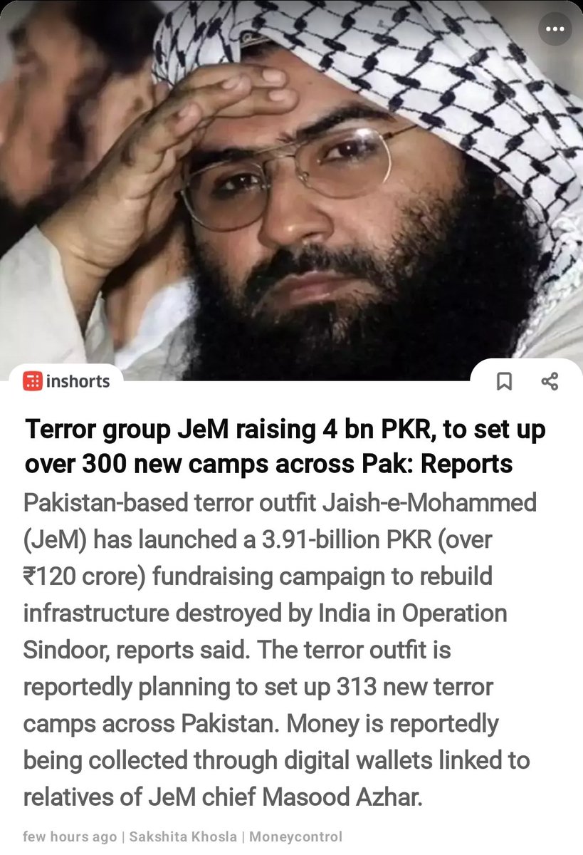 shamannavinod's tweet image. @bbci,
Pakistan terror group is planning to set up over 300 terror training camps, do you really want to fund them, you will be their biggest funder!!
#BCCI #bcciashamed #phalgamterrorattack
@PMOIndia @HMOIndia @adgpi @rashtrapatibhvn @DrSJaishankar @MEAIndia
#armedforces…