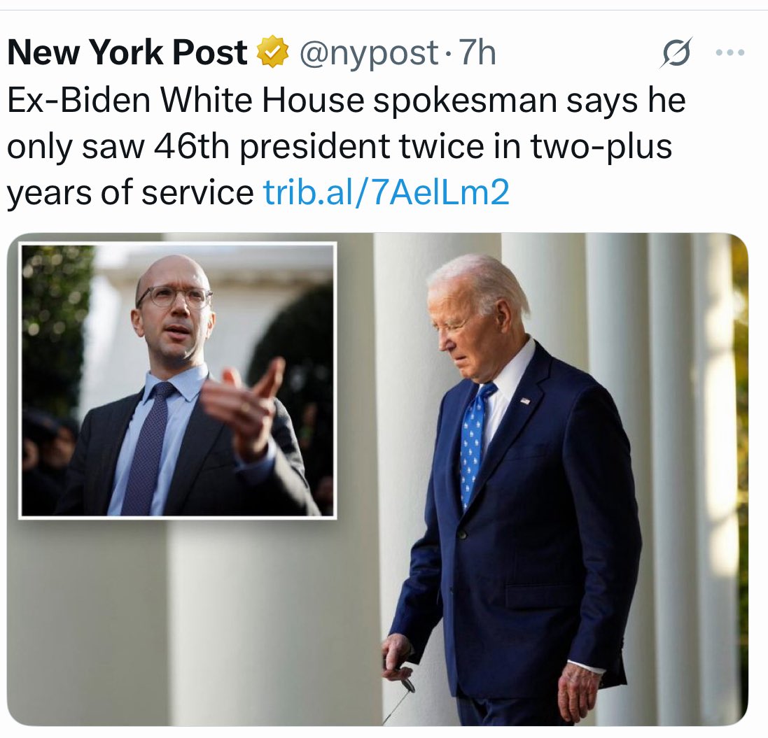 That’s because he wasn’t the president