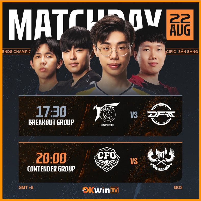 OKwinTV_Esport's tweet photo. 🔥 Trận chiến định đoạt tấm vé Playoffs! 🔥
⚔️ 17:30 | PSG vs DFM
⚔️ 20:00 | CFO vs GAM
Ai sẽ bước tiếp, ai sẽ dừng lại? Cùng chờ đón những pha combat nảy lửa tối nay!
🎥 Trực tiếp tại OKwinTV
#OKwinTVEsport #LMHT #LoLEsports #Playoffs #PSG #DFM #CFO #GAM https://t.co/mGe39Qw5Li