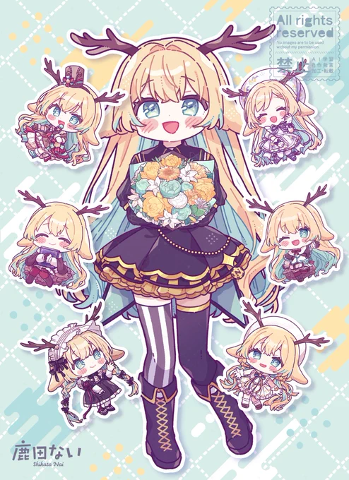 ୨୧┈┈┈┈┈┈┈┈┈┈┈┈┈┈┈୨୧ 月野木ちろる先生のフラスタ用パネルイラストを描かせていただきました.ᐟ.ᐟ ご出演おめでとうございます.ᐟ.ᐟ ̖́- ୨୧┈┈┈┈┈┈┈┈┈┈┈┈┈┈┈୨୧ #ななしふぇす2025 #月野木美術館
