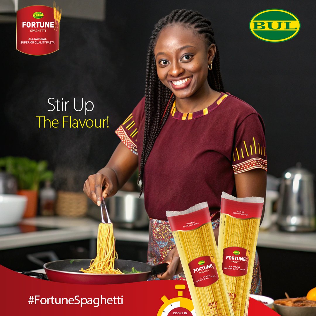 BidcoUganda's tweet photo. As the weekend comes, let Fortune Spaghetti turn mealtime into a moment of joy. ๐โค๏ธ
Twist The Weekend!
#WeekendTaste #FortuneSpaghetti https://t.co/k8n9znYOkM