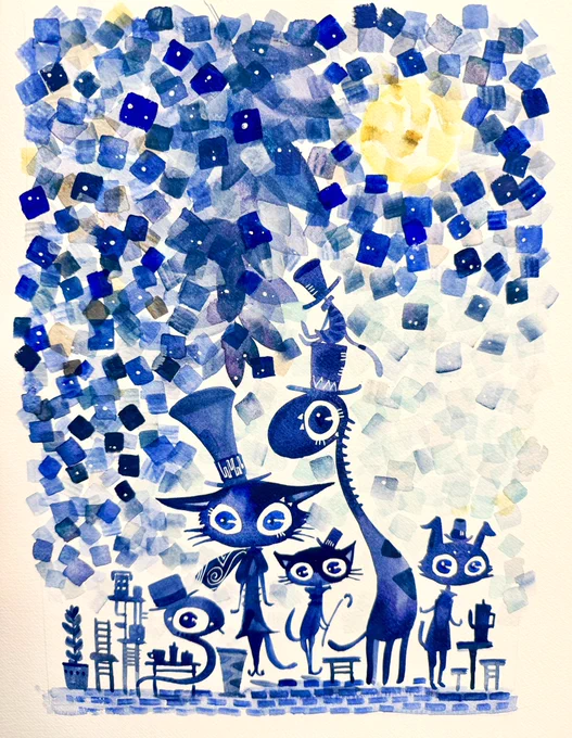 たまには、途中絵