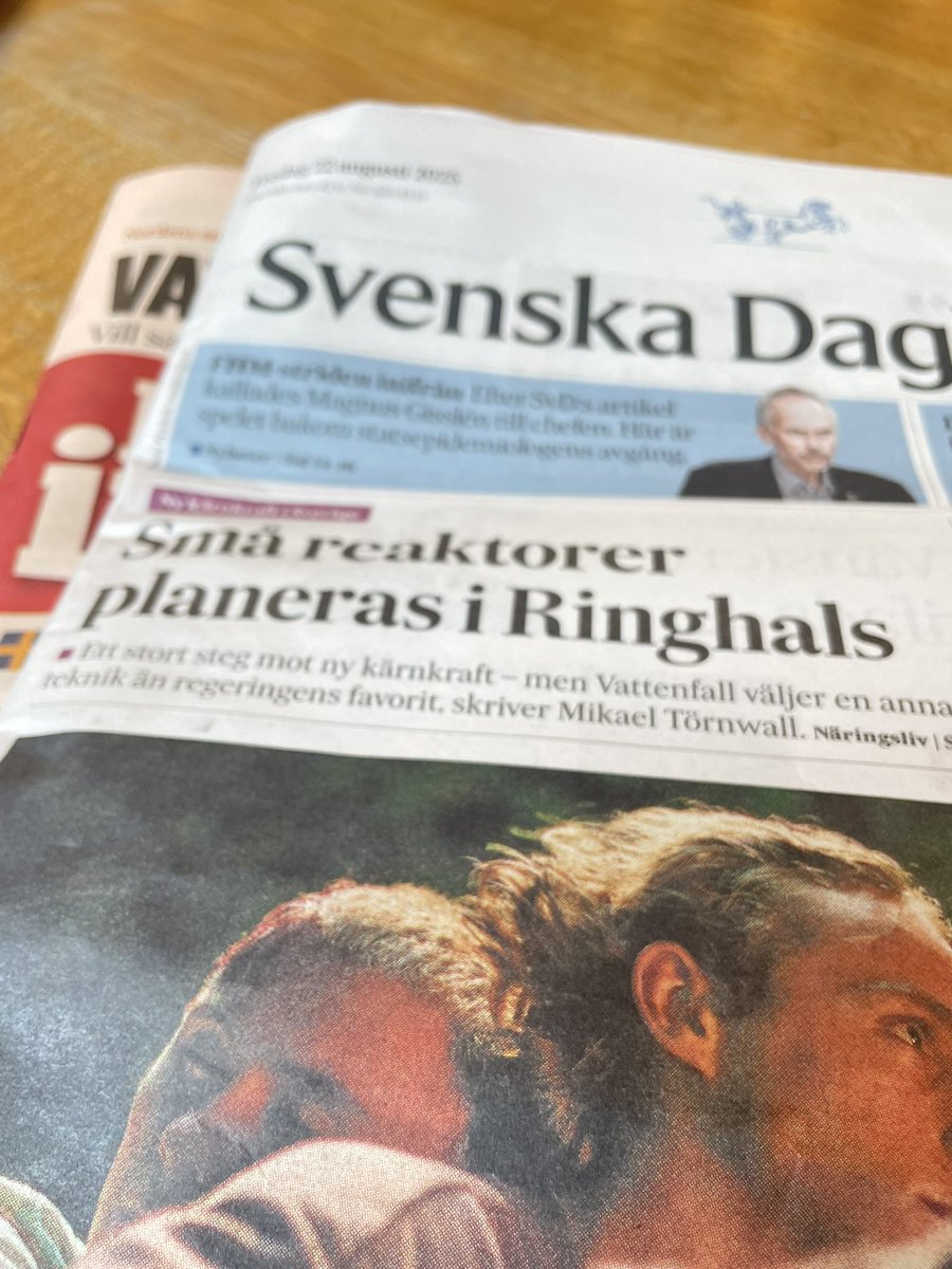 Lina Bertling Tjernberg🇸🇪🇺🇦🇪🇺 (@linabertling) on Twitter photo Terminstart med intressanta tekniknyheter <a href="/SwedishPM/">Ulf Kristersson</a> presenterar beslut om ny kärnkraft - val av två leverantörer amerikanska GE Verona och brittiska RollsRoyce . regeringen.se/pressmeddeland… <a href="/VattenfallGroup/">Vattenfall Group</a> Terminstart med intressanta tekniknyheter <a href="/SwedishPM/">Ulf Kristersson</a> presenterar beslut om ny kärnkraft - val av två leverantörer amerikanska GE Verona och brittiska RollsRoyce . regeringen.se/pressmeddeland… <a href="/VattenfallGroup/">Vattenfall Group</a>