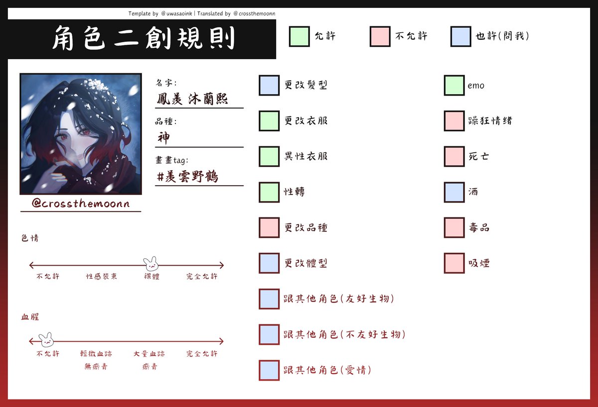 鳳羨 沐蘭熙 crossthemoonn ☽ tweet media