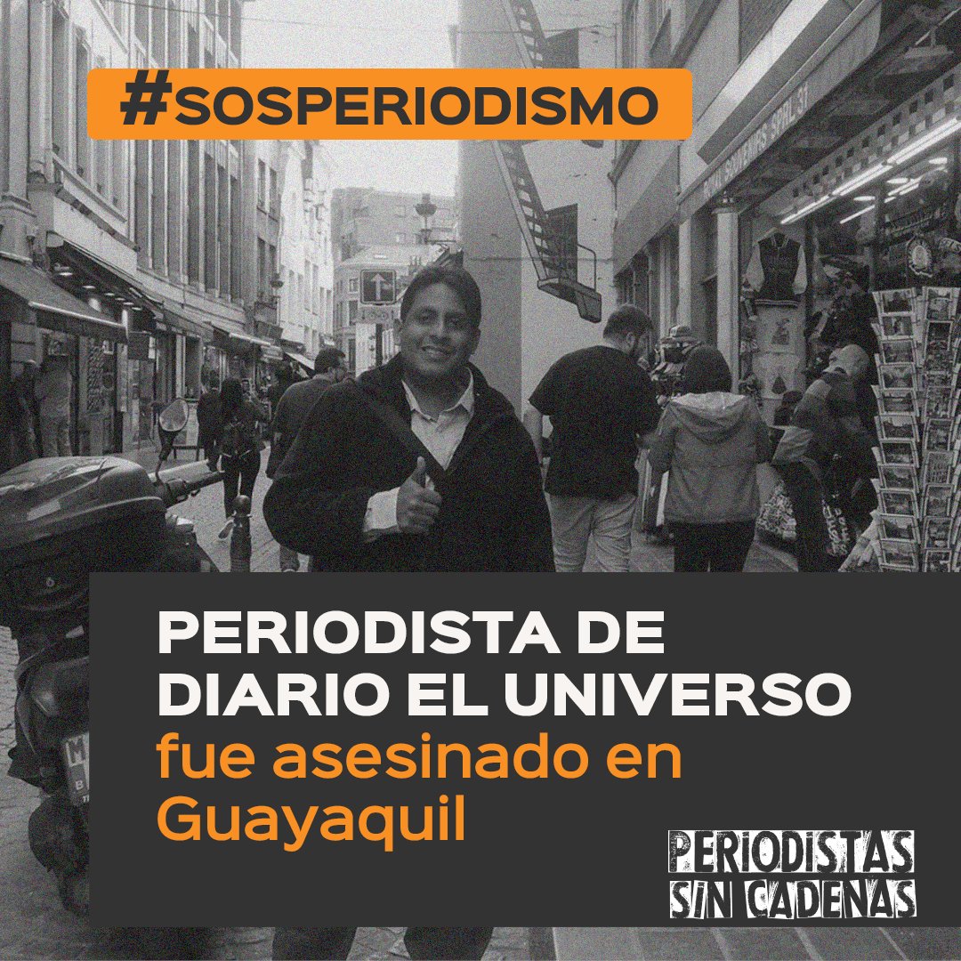 Fundación Periodistas Sin Cadenas (@sincadenasecu) on Twitter photo 🚨#URGENTE I El periodista Xavier Ramos, de diario El Universo <a href="/eluniversocom/">El Universo</a>, fue asesinado este jueves, 21 de agosto. Fue hallado en su domicilio, en el norte de Guayaquil. 🧵⬇️ 🚨#URGENTE I El periodista Xavier Ramos, de diario El Universo <a href="/eluniversocom/">El Universo</a>, fue asesinado este jueves, 21 de agosto. Fue hallado en su domicilio, en el norte de Guayaquil. 🧵⬇️