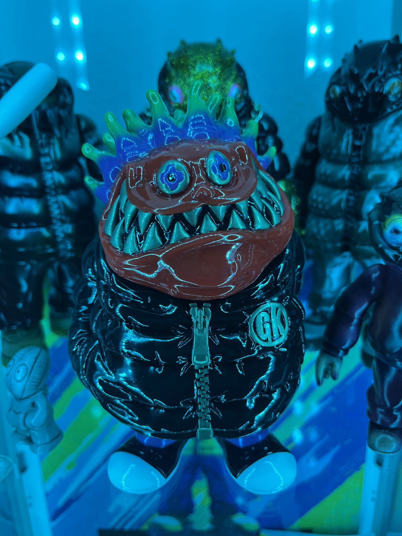イベント当選品 ギャロミ カゲマルデザイン ギークオイド ソフビ 折衝×】gyaromi ギークオイド ギャロミ ソフビ カゲマルデザイン