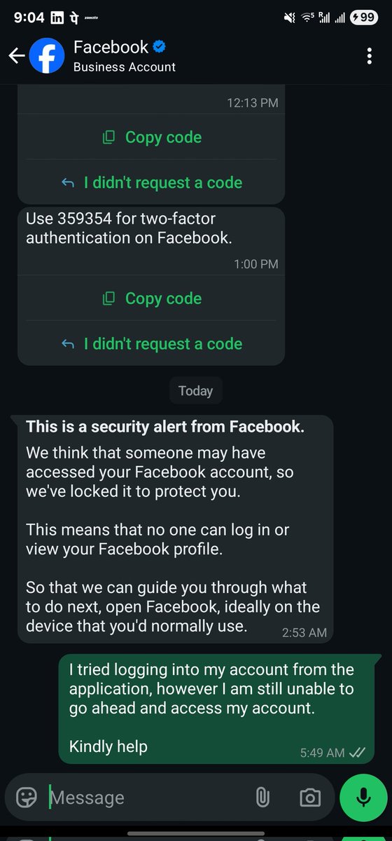 paritoshsonawne's tweet photo. @facebook 

My Facebook account was permanently disabled. I believe someone has hacked my account and using is illegally. I have provided essential documents.
It was approved just to be disabled against
Can you connect me with support to resolve?
Refer attached screenshot. https://t.co/CqXQIbdcIp
