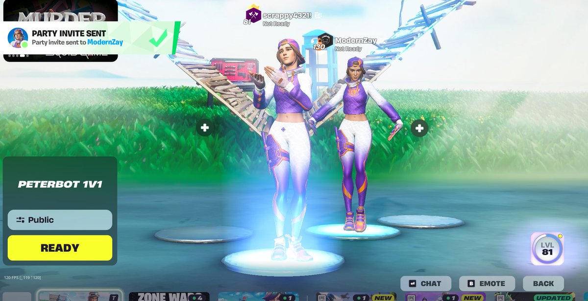 scrxppy1x's tweet image. got the skin 2/4 @ModernZay @TeamEXRGGs