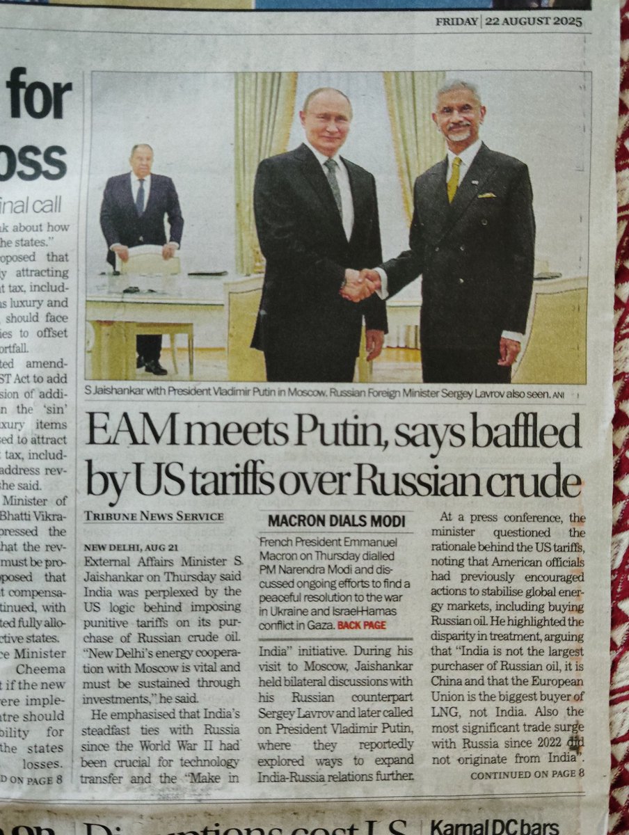 Subhash Baru (@subhash_baru) on Twitter photo EAM <a href="/DrSJaishankar/">Dr. S. Jaishankar</a> baffled.
That's all?
Wihdraw from intervening in South China Sea. <a href="/PMOIndia/">PMO India</a>
<a href="/narendramodi/">Narendra Modi</a> <a href="/RSSorg/">RSS</a> <a href="/rahulkanwal/">Rahul Kanwal</a> <a href="/ZeeNews/">Zee News</a>
Policy with China can only be final till Rahul Gandhi cooperates. Bring him on Table for this and to tell China
Dalai Lama is only a guest EAM <a href="/DrSJaishankar/">Dr. S. Jaishankar</a> baffled.
That's all?
Wihdraw from intervening in South China Sea. <a href="/PMOIndia/">PMO India</a>
<a href="/narendramodi/">Narendra Modi</a> <a href="/RSSorg/">RSS</a> <a href="/rahulkanwal/">Rahul Kanwal</a> <a href="/ZeeNews/">Zee News</a>
Policy with China can only be final till Rahul Gandhi cooperates. Bring him on Table for this and to tell China
Dalai Lama is only a guest