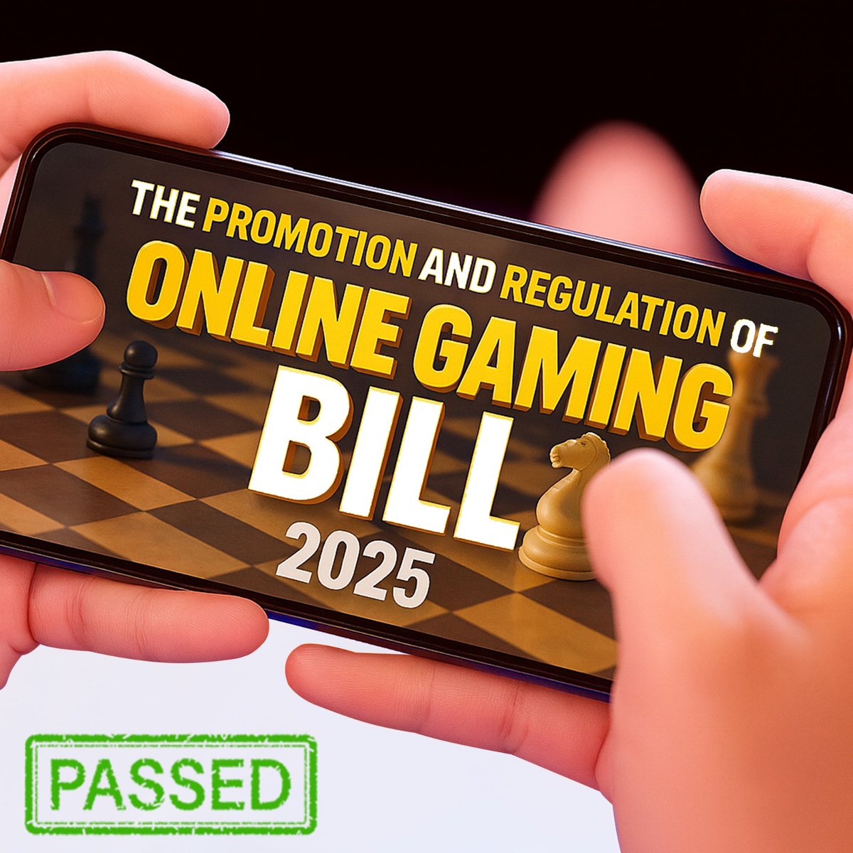 The Promotion and Regulation of Online Gaming Bill, 2025 passed by the Parliament.  

The Bill takes a balanced approach – promoting what’s good, prohibiting what’s harmful for middle-class and youth.

#ModiHaiToMumkinHai