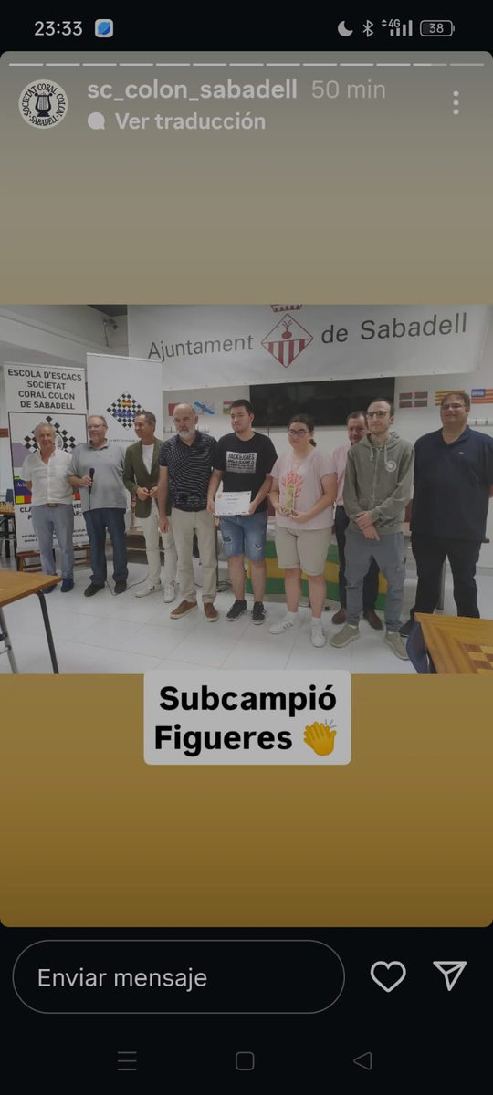 escacsfigueres's tweet photo. Èxit del club @escacsfigueres en aconseguir per 1a vegada un podi en el campionat d'Espanya de 2D, segons al #CECLUB2D disputat a Sabadell. Equip: MF Làzaro, MI Bofill, MC Pinsach, MF Ibàñez, Viñolas i MC Serra. https://t.co/0EKsQ5kh04