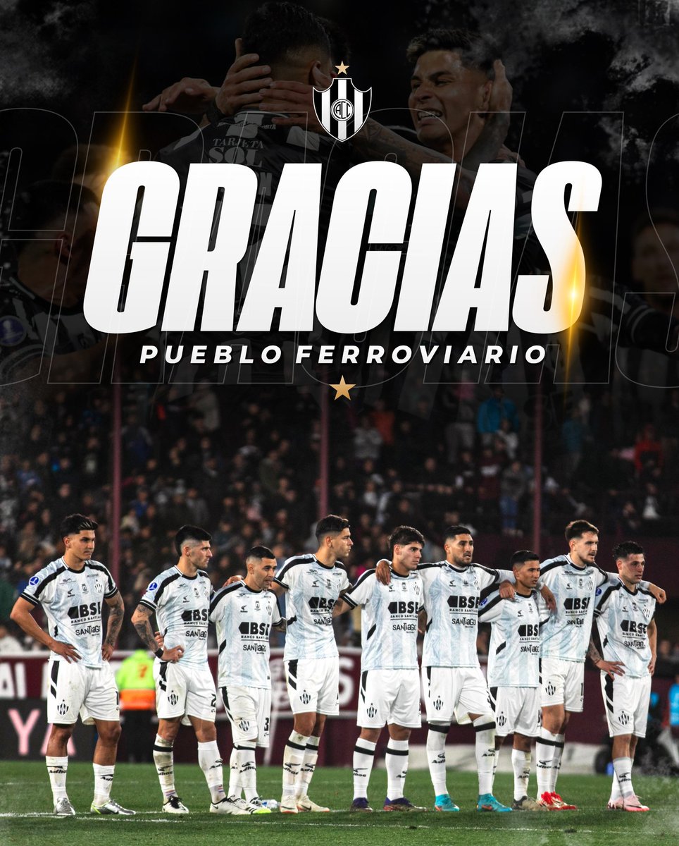 Gracias pueblo ferroviario por acompañarnos en toda esta travesía internacional que fue histórica y soñada para nuestra institución; y por supuesto gracias jugadores por el esfuerzo y dejar estos colores en lo mas alto a nivel continental 🌎

¡A no bajar los brazos que nos queda