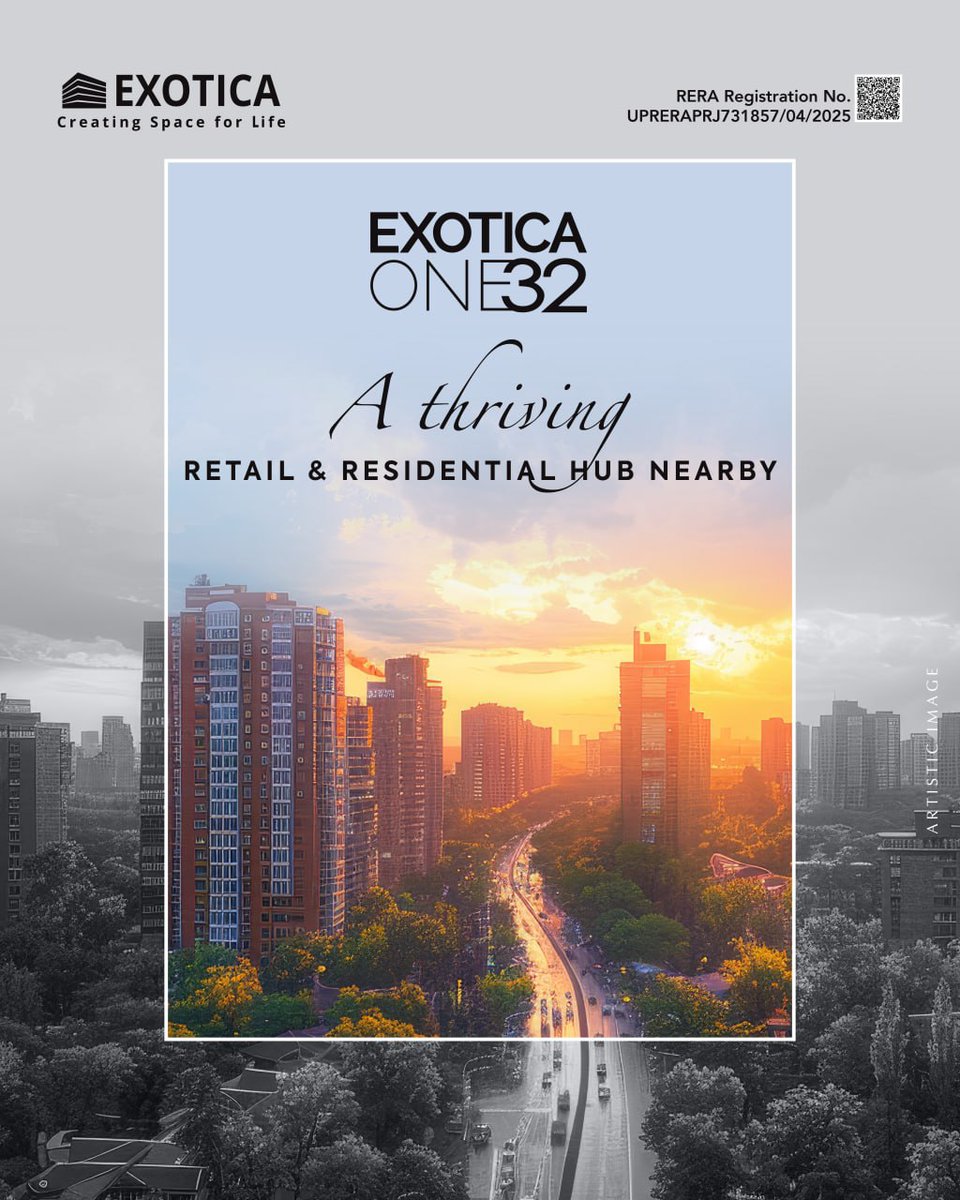 ExoticaHousing's tweet image. From thriving retail and premium workspaces to a high-footfall community — experience growth where it matters most.  #RetailGrowth #PremiumWorkspaces #UrbanLiving #HighFootfall #InvestmentOpportunity #ThrivingCommunity #FutureReady #SmartSpaces