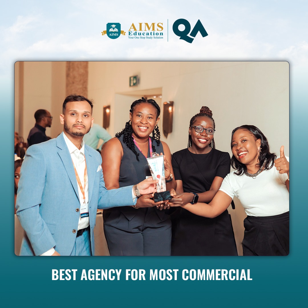 aimseducationuk's tweet photo. We’re excited to share that AIMS Education has been awarded the “Best Agency for Most Commercial” by QA Higher Education. We are committed to work with all partners with dedication and maintain the highest possible services for our partners and students.
#AIMSEducation #QA https://t.co/U8rLn9gSm1