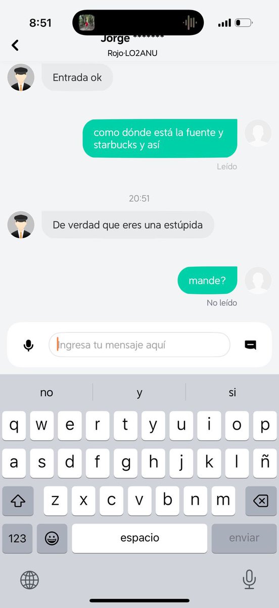 jacts66's tweet photo. Este operador de @DiDi_Mexico violentador de género https://t.co/Y4w5qEL5Ou