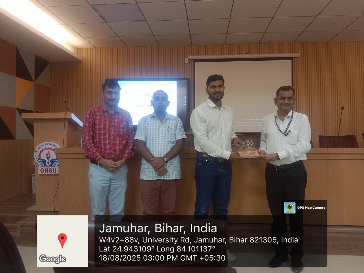 GnsUniversity_'s tweet image. 🌟Alumni Interaction @ GNSU!
We were delighted to host our alumnus Mr. Chhote Lal Singh (MBA 2017–19), Team Lead (Catalogue) @ Amazon, Bengaluru. 
He shared his inspiring journey &amp;amp; career insights, motivating our future managers! 🎓
#GNSU #AlumniInteraction #CareerInspiration