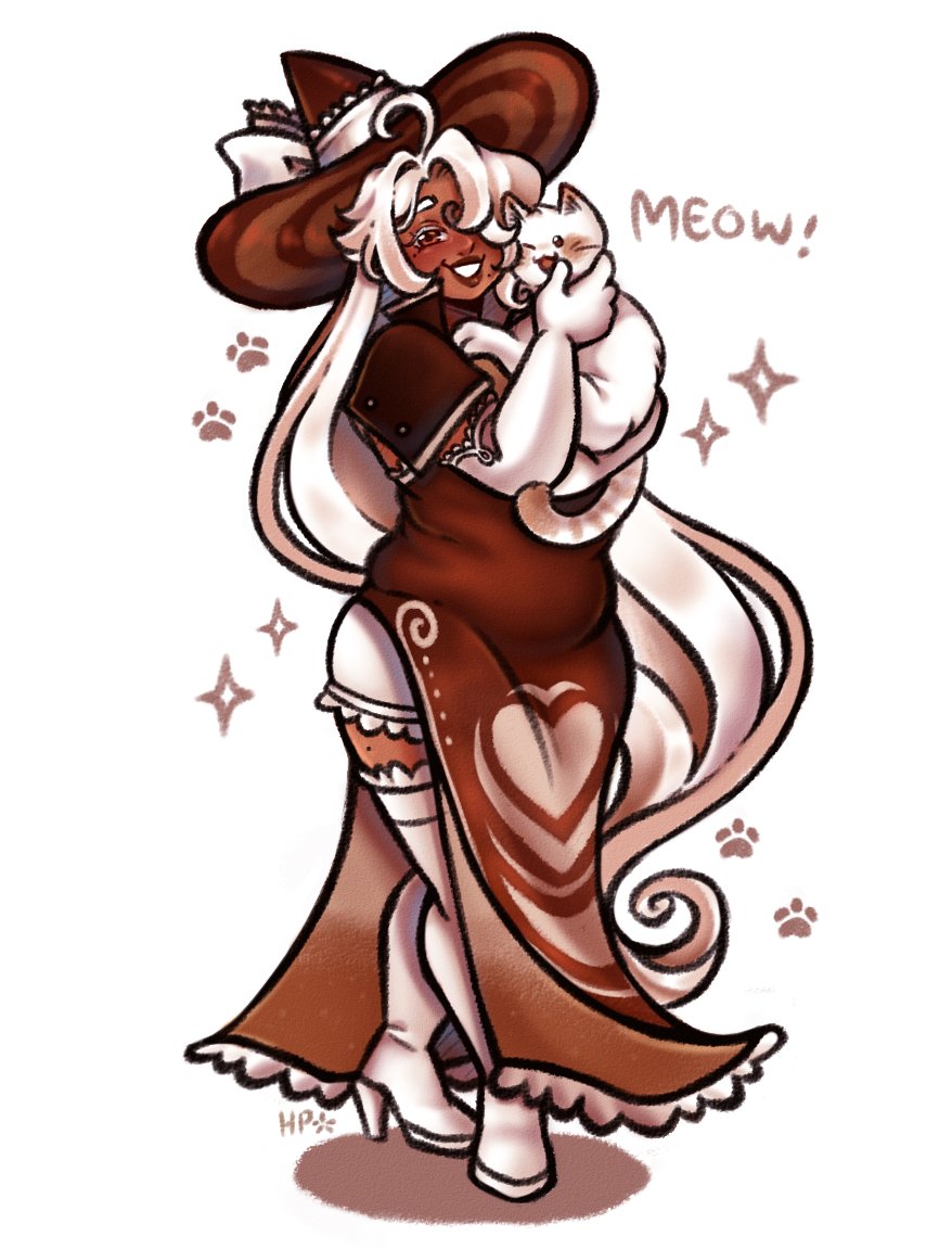 [C♡mmissi♡n] Latte &amp; Foamy 🤎🐾
#cookierunkingdom #CRK #cookierunfanart #cookierun #lattecookie