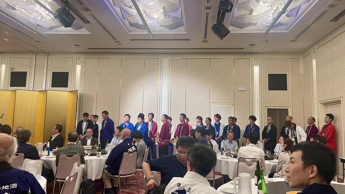 【中国5県 夏期酒造ゼミナール＆きき酒競技会🍶】

今年の会場は岡山県！
鳥取・島根・岡山・広島・山口の蔵元さまたちが大集合して、講義や”きき酒競技会🍶”が行われました✨
