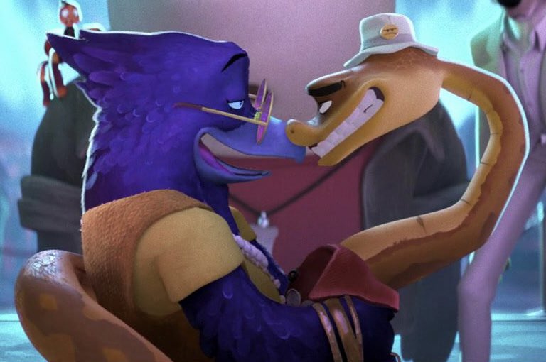 snakeycakes and sugarbeak [ #thebadguys2 redraw / study of sorts ]