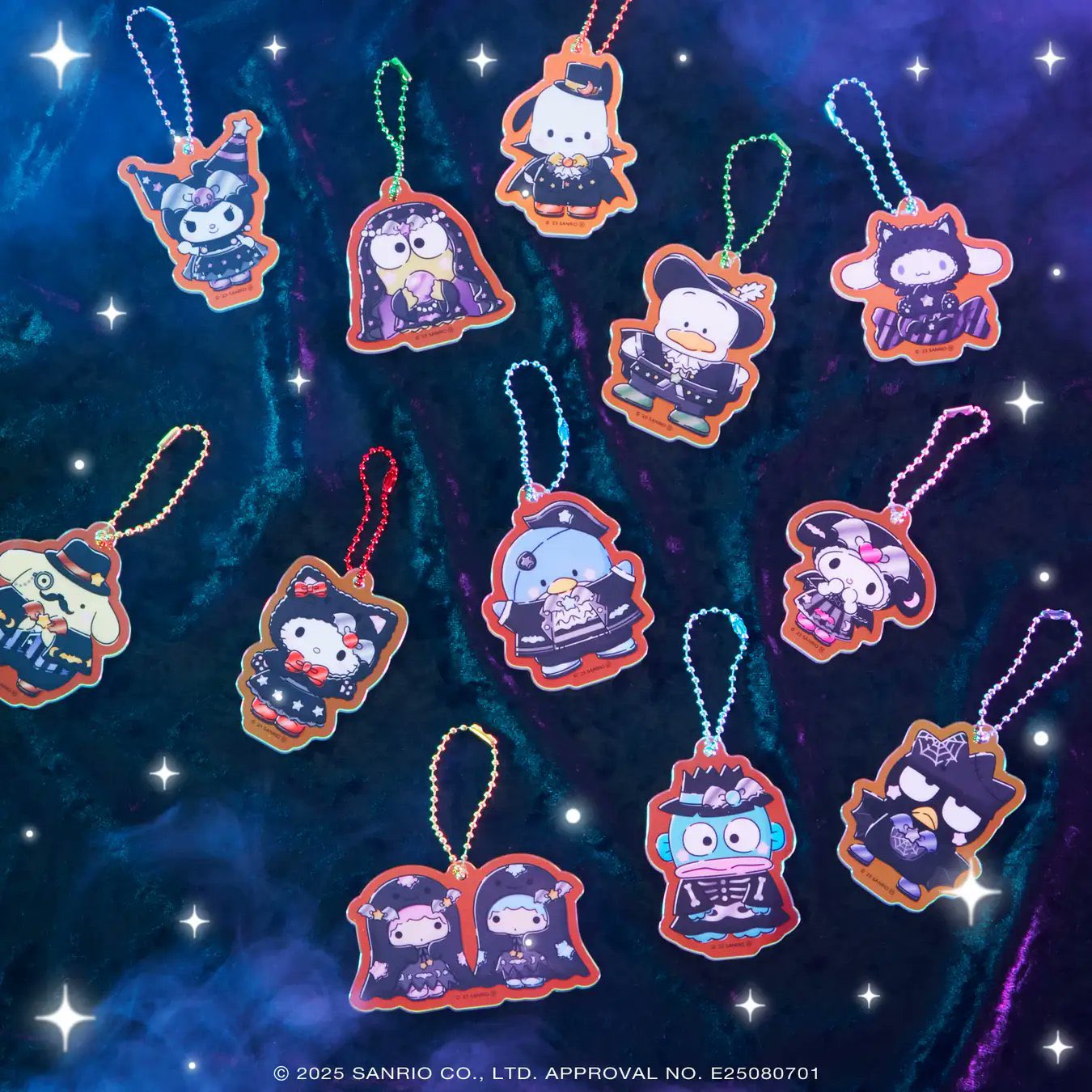 サンリオ　ハロウィン　
ハッピーくじ　2024 
ロット Blackハロウィン」をテーマにしたHappyくじ『Sanrio characters