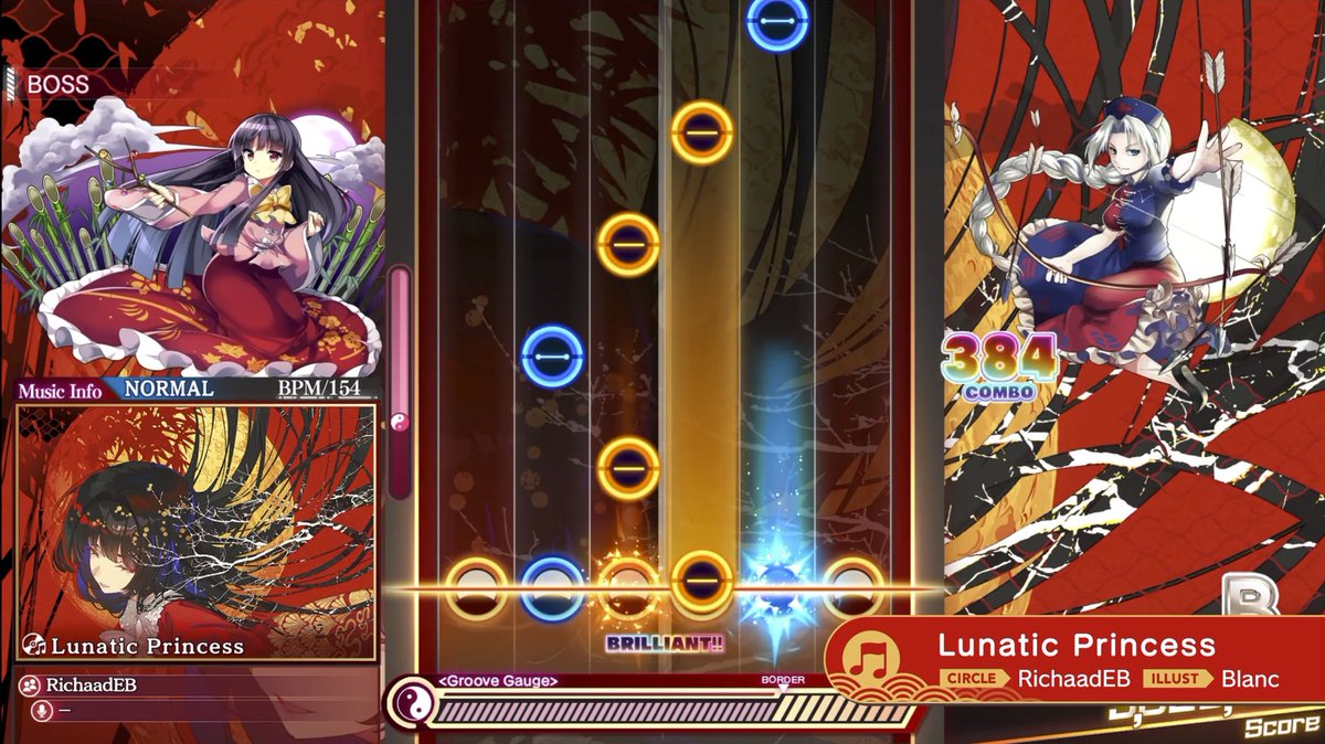 Yo! My arrangement of "Lunatic Princess" is in the new Extra Song Pack Vol. 10 for Touhou Danmaku Kagura Phantasia Lost! I completely remade the song for the game's inclusion, so please go check it out!

Available on Steam, Nintendo Switch and PlayStation!