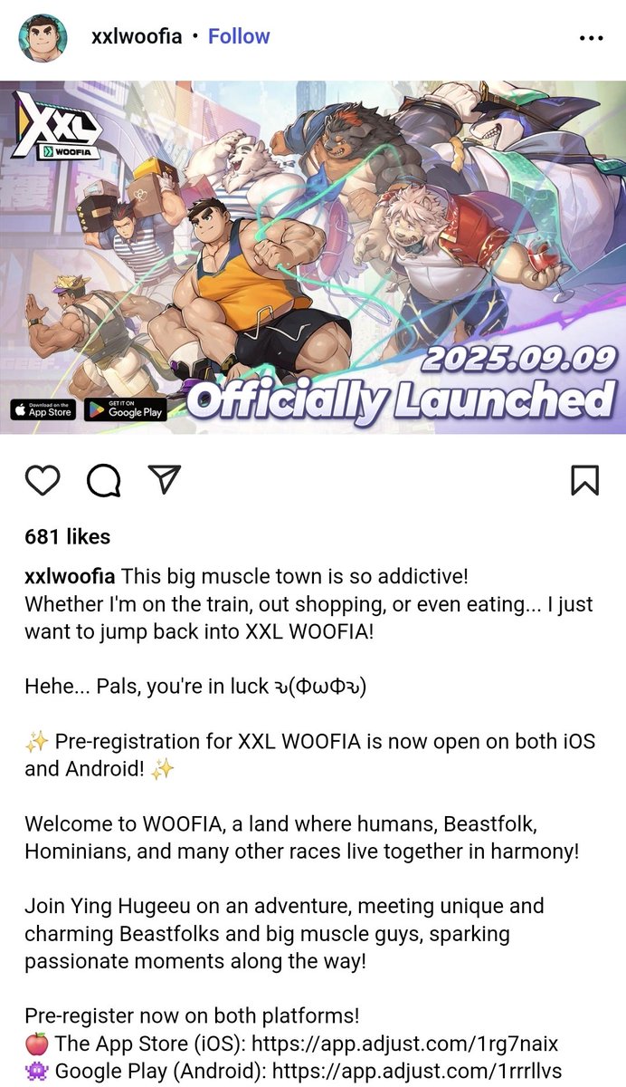 XXL Woofia SFW version launching on 9/9

Available on App Store/Google Play