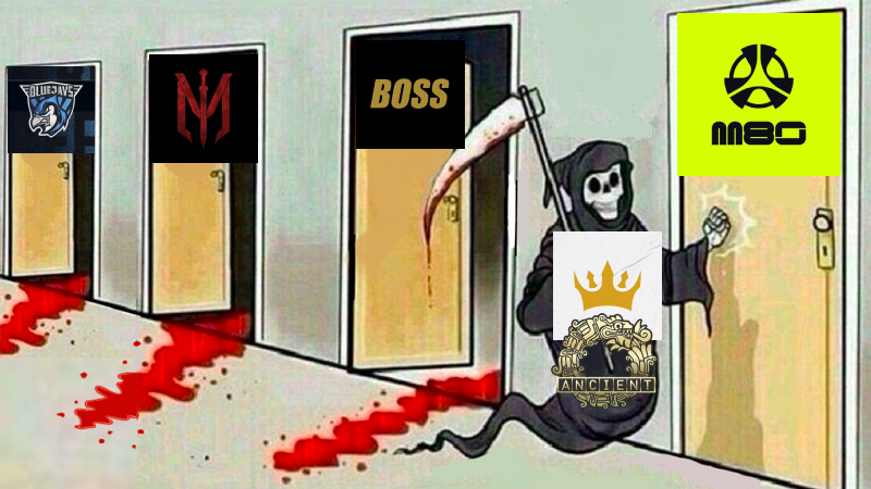 Fuck we were so close, had match point map 3 and everything. Big GGs to <a href="/bossggofficial/">BOSS</a> and co. we lose 1-2. We need more maps asap 😭 our Ancient is legit only below Complexity and M80, we take the small wins