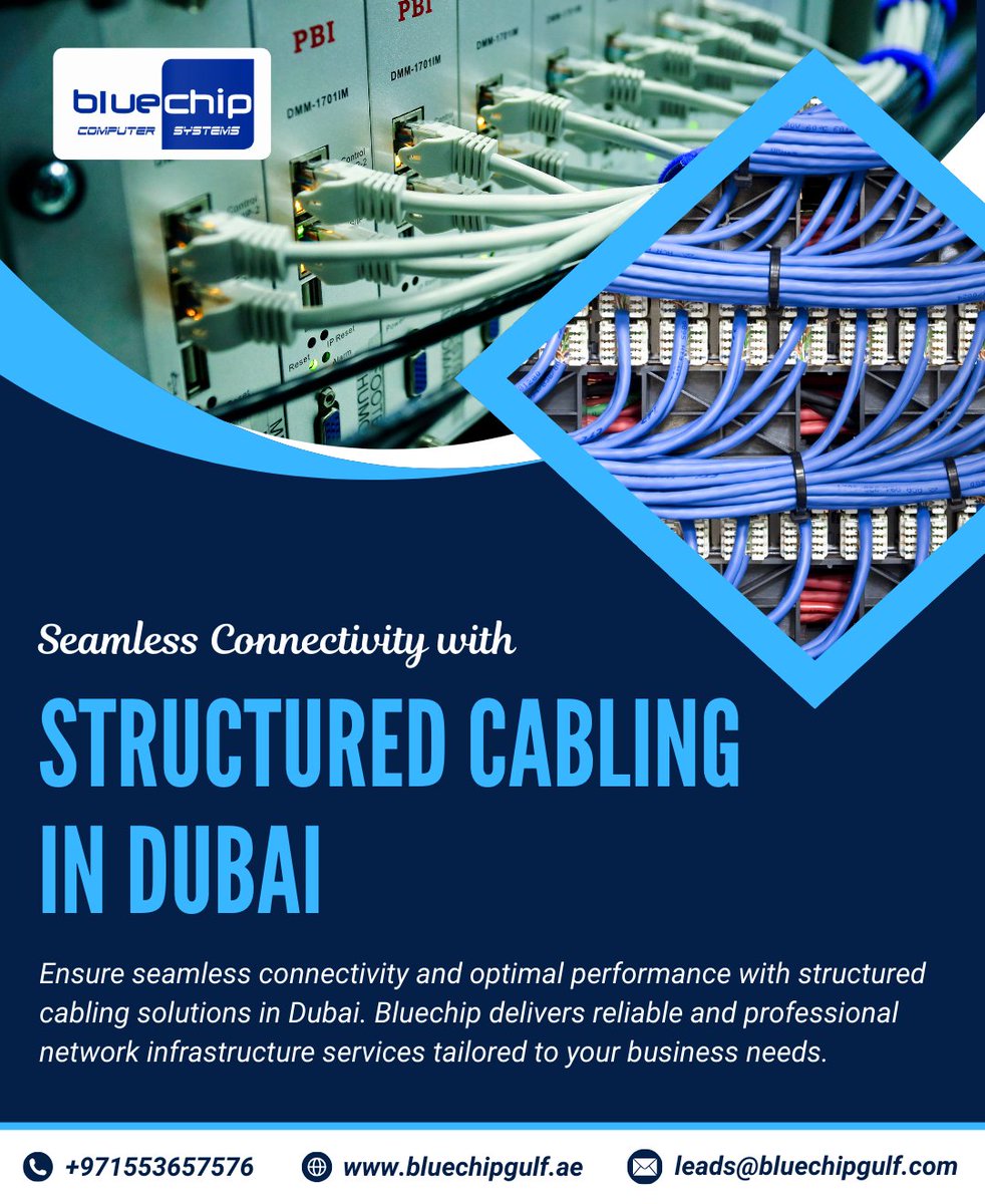 bluechipgulf's tweet image. Experience seamless connectivity and future-ready infrastructure with structured cabling in Dubai. Trust Bluechip to power your business.
🌐 bluechipgulf.ae/structured-net…
#bluechip #structuredcabling #dubainetworking #networksolutions #itservicesdubai #businessconnectivity