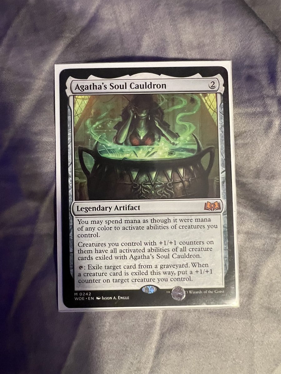 The entire MTG community is railing against Vivi in Standard, meanwhile I just pulled my very first cauldron tonight  😅😅😅