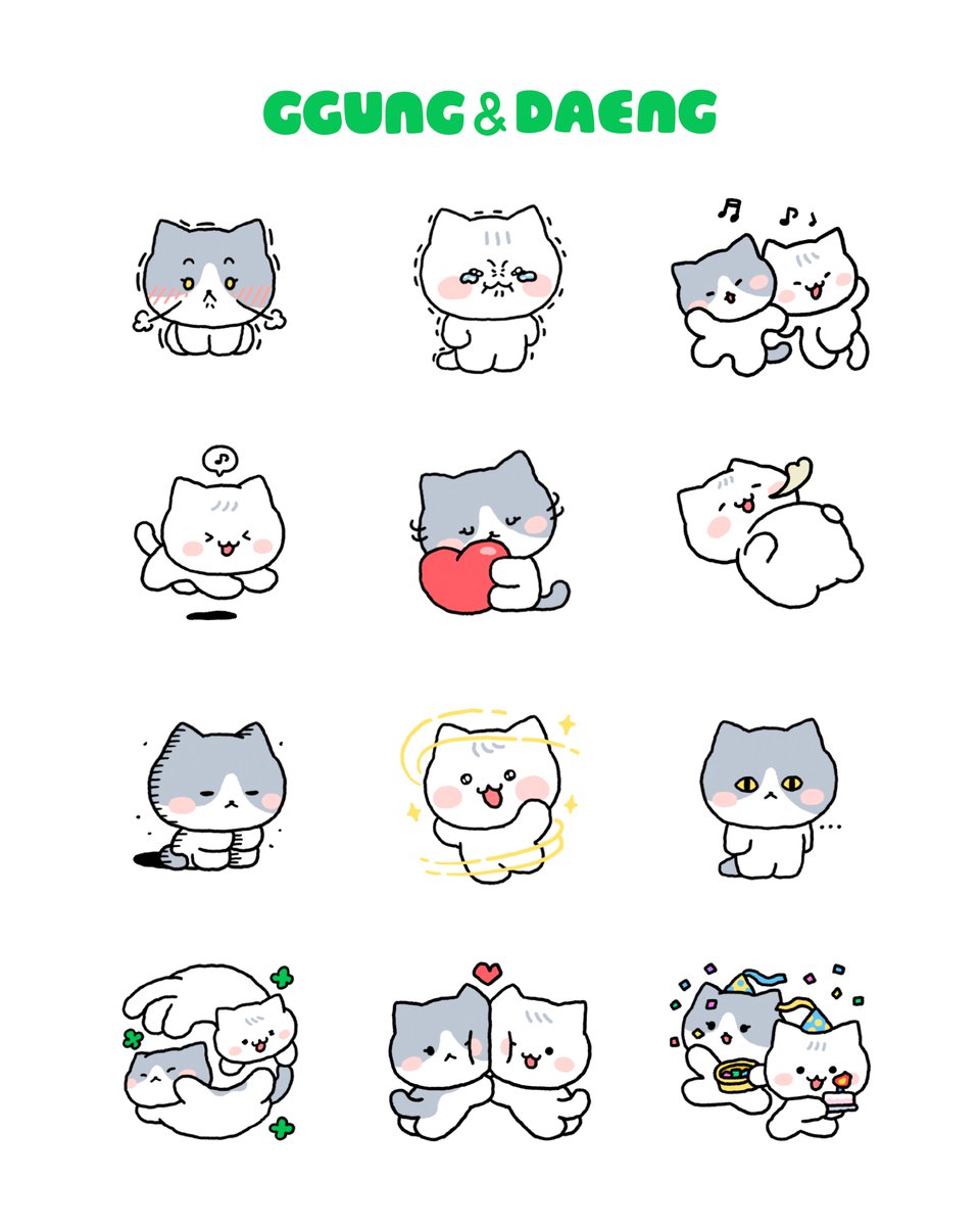_ggungdaeng_'s tweet photo. 꿍댕이 라인(LINE)스티커 출시💖
지금 바로 라인스토어에서 만나보세요!
GGUNG DAENG LINE Stickers Open🎉
Check out on LINE Store!
🔗https://t.co/u5FBDiE7QL
#GGUNGDAENG #꿍댕 #LINE #line_sticker #sticker https://t.co/ltlyXusAPT