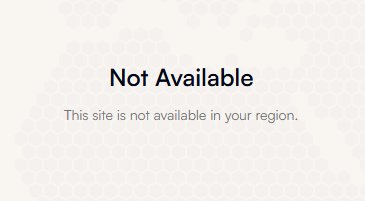 Testnet available in your region 
But claim time
Site is unavailable in your region 

Lmao