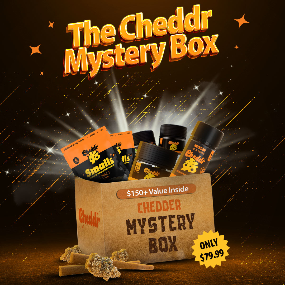Cportmerch's tweet photo. https://t.co/57PDPO5sWY
Adult Use Only 21+
#Cheddr 🧀 
Cheddr Mystery Box
💨 A surprise worth unboxing
Crack open the dankest deal in the game. Our Cheddr Mystery Box is stacked with $150+ worth of premium product for just $79.99 — and yes, it’s the real deal.
#Thca #ThcaFlower https://t.co/BVf2QPu2DL
