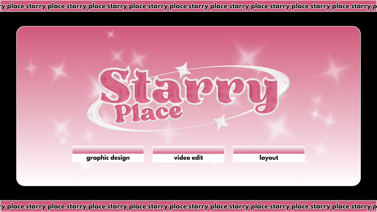 starry_place's tweet image. ͏ ͏͏
             ♡ᡘ ིྀ݀𓈒. .𓈒𑁨֯ please step softly 𝗵𝗲𝗿𝗲, ★

            imagination unfurls its tapestry in the
            delicate–hue and vivid frame. graphic
            design, video edit, 'nd layouts are the
            reverie. linger here &amp;amp;' wander through
͏ ͏͏