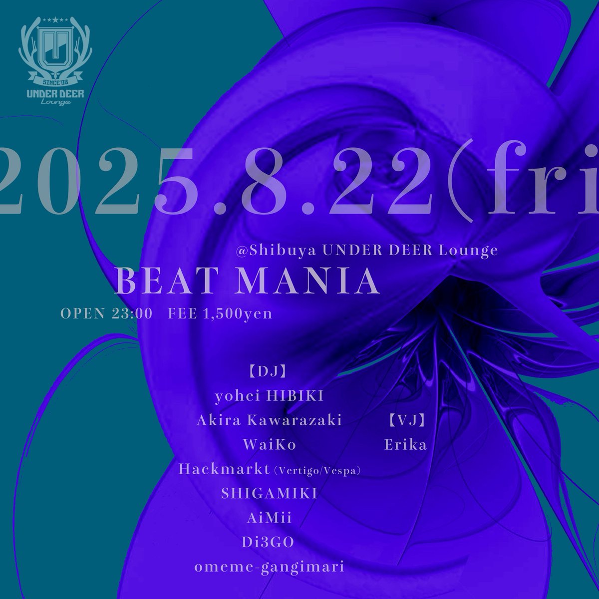 そして、深夜はBEAT MANIA