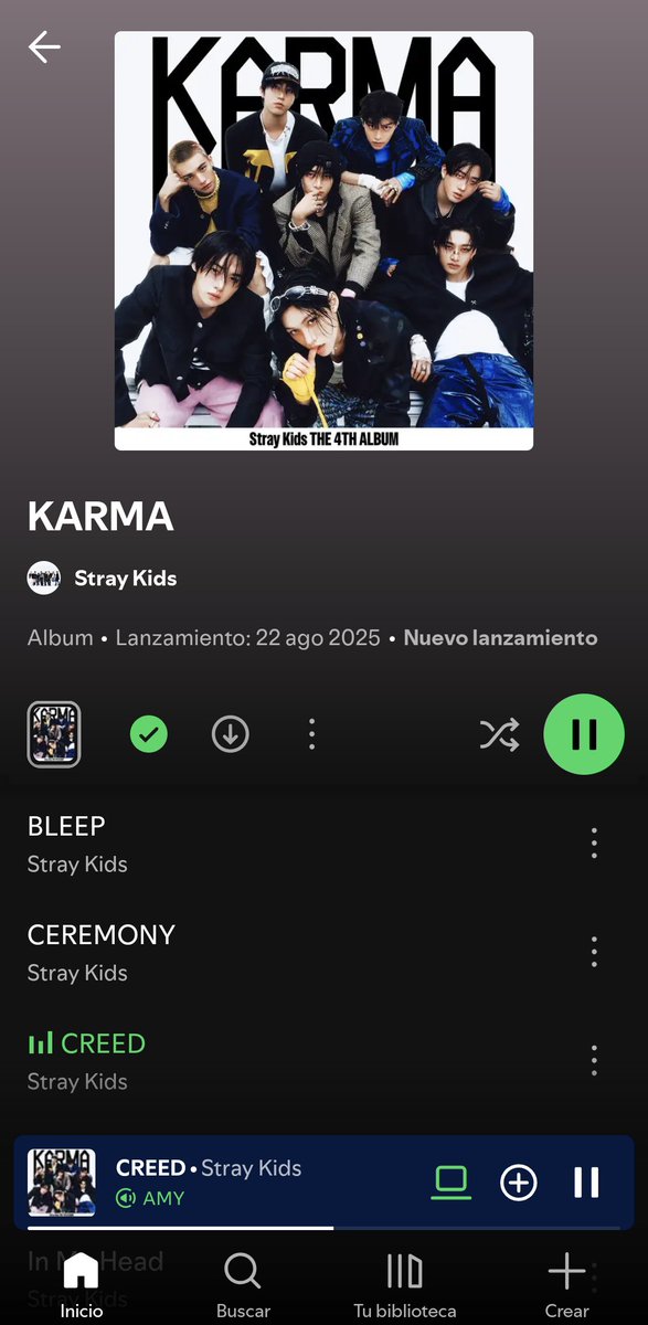Minholinoo's tweet photo. Definitivamente serviste, devoraste, tu trabajo era arreglarlo y lo rompiste, debiste servir el plato y lo limpiaste. Gracias por tanto. 

STRAY KIDS GOOD KARMA DAY
#StrayKids_CEREMONY_OutNow 
#스키즈컴백_축하의_세레머니 #CEREMONY @Stray_Kids https://t.co/hQeiRZSCoY