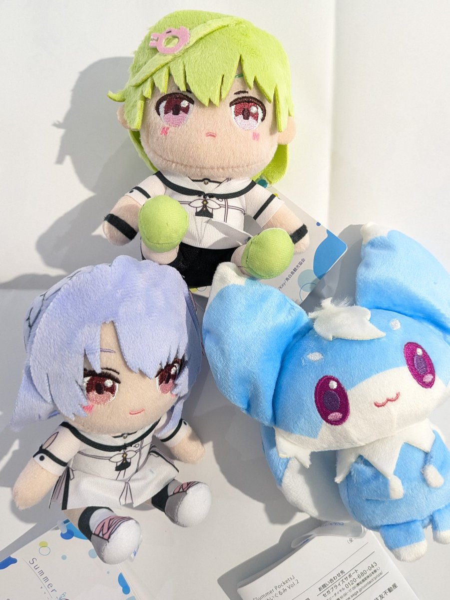 プライズ】新景品情報！ 『「Summer Pockets」 ミニぬいぐるみ vol.1