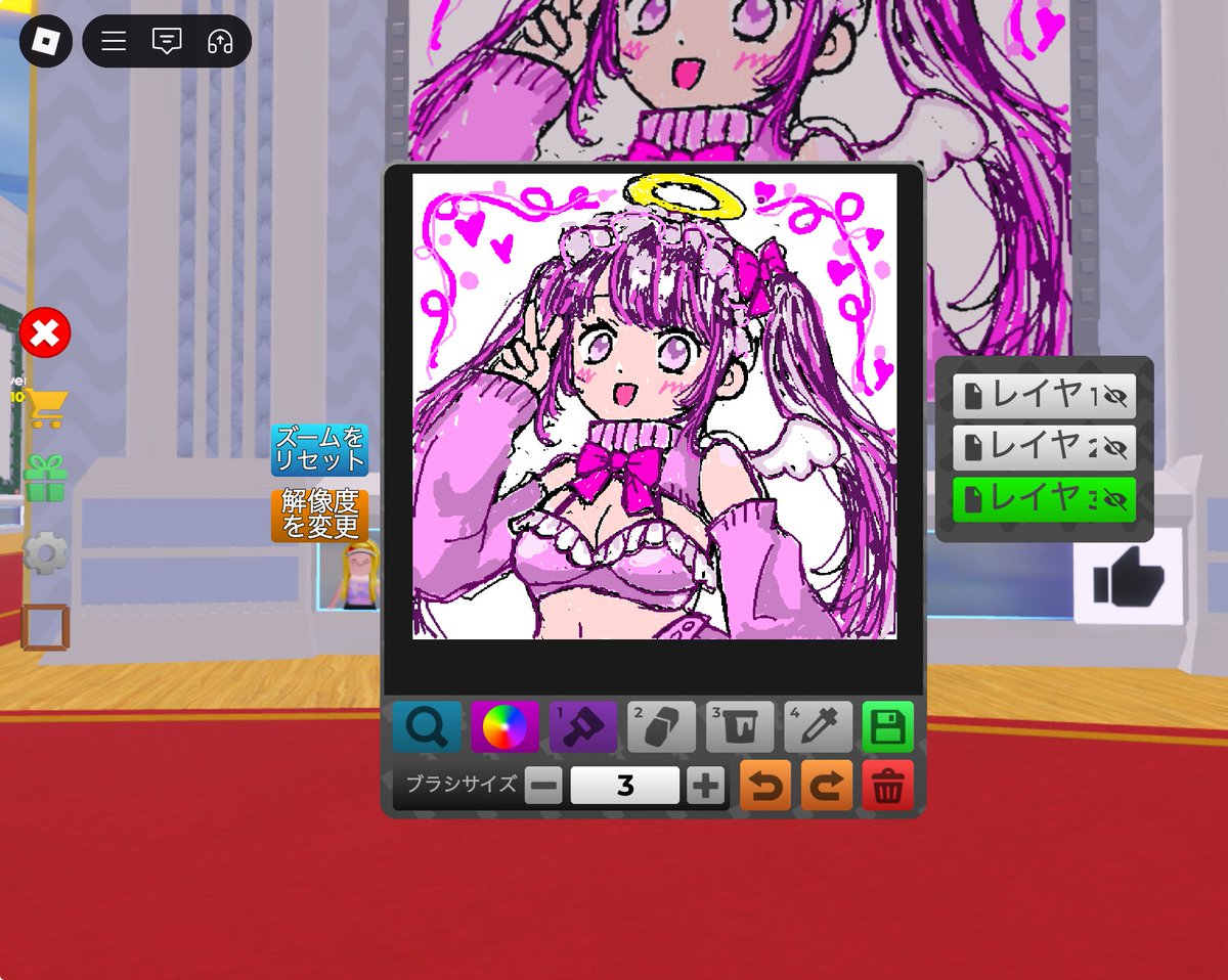 気分転換に別媒体でお絵描き🎨✍💕
デジタルイラスト楽しいねぇ
