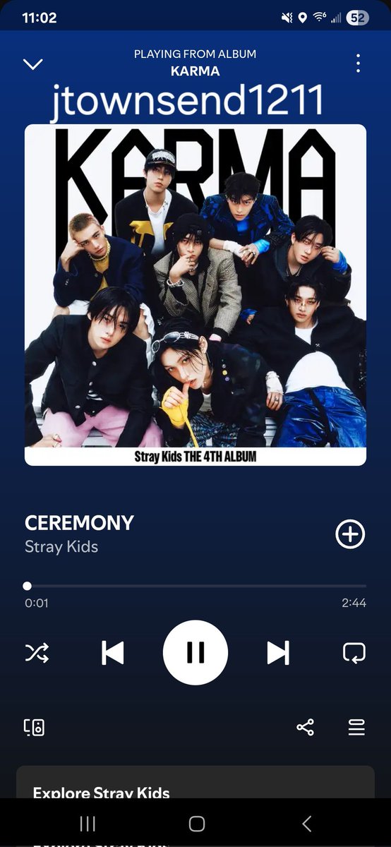 jtownsend1211's tweet photo. #StrayKids #스트레이키즈 #KARMA #CEREMONY #CEREMONY_BurningTime https://t.co/WoG6nCjUx8