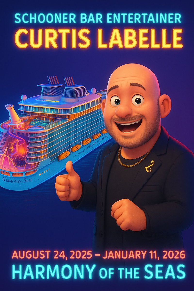 Just around the corner! #schoonerbar #curtislabellemusic #harmonyoftheseas <a href="/rccl/">Andrew Martin</a>.livemusic @townsend_entertainment #cruiseshipentertainer #pianovocalist #musician #travelforwork