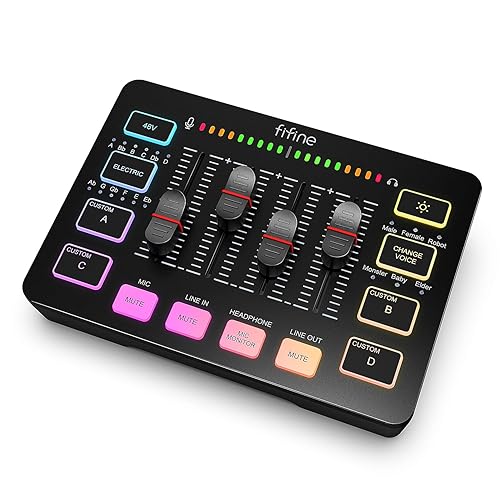 I just received a contribution towards FIFINE Gaming Audio Mixer, Streaming RGB PC Mixer with XLR Microphone Interface, Individual Control, Volume Fader, Mute Button, 48V Phantom Power, for Pod from MrToxci via Throne. Thank you! throne.com/radtheqt #Wishlist #Throne