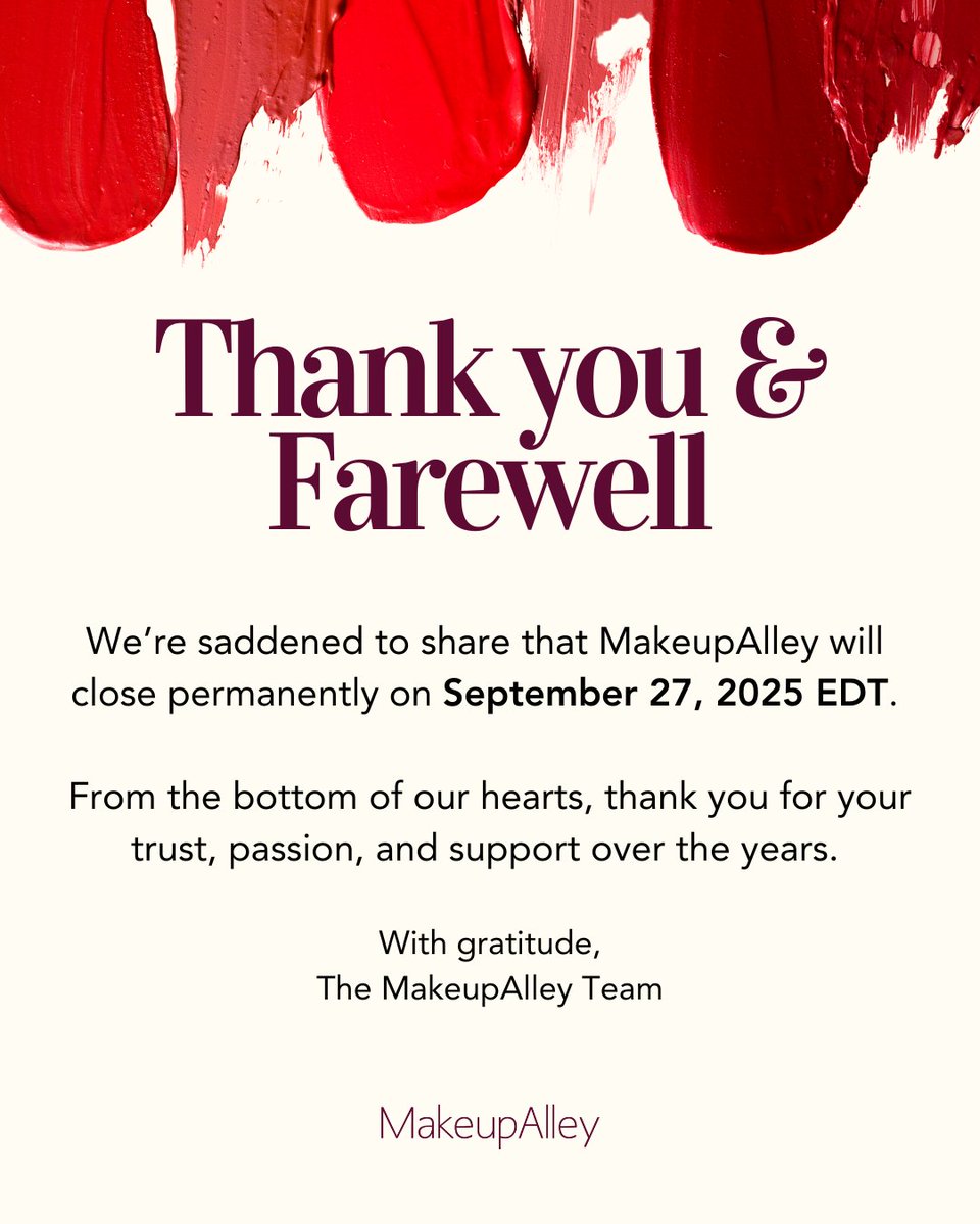 MakeupAlley tweet media