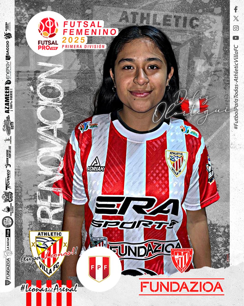 Renovacion Futsal 2025!!!
DALIS OLORTEGUI ,continuara una temporada mas en nuestro equipo.
Ella , nos seguira aportando su juventud  y SEGURIDAD en el arco, a favor del equipo.
🦁👉¡¡Somos Athletic Villa Fc!!
