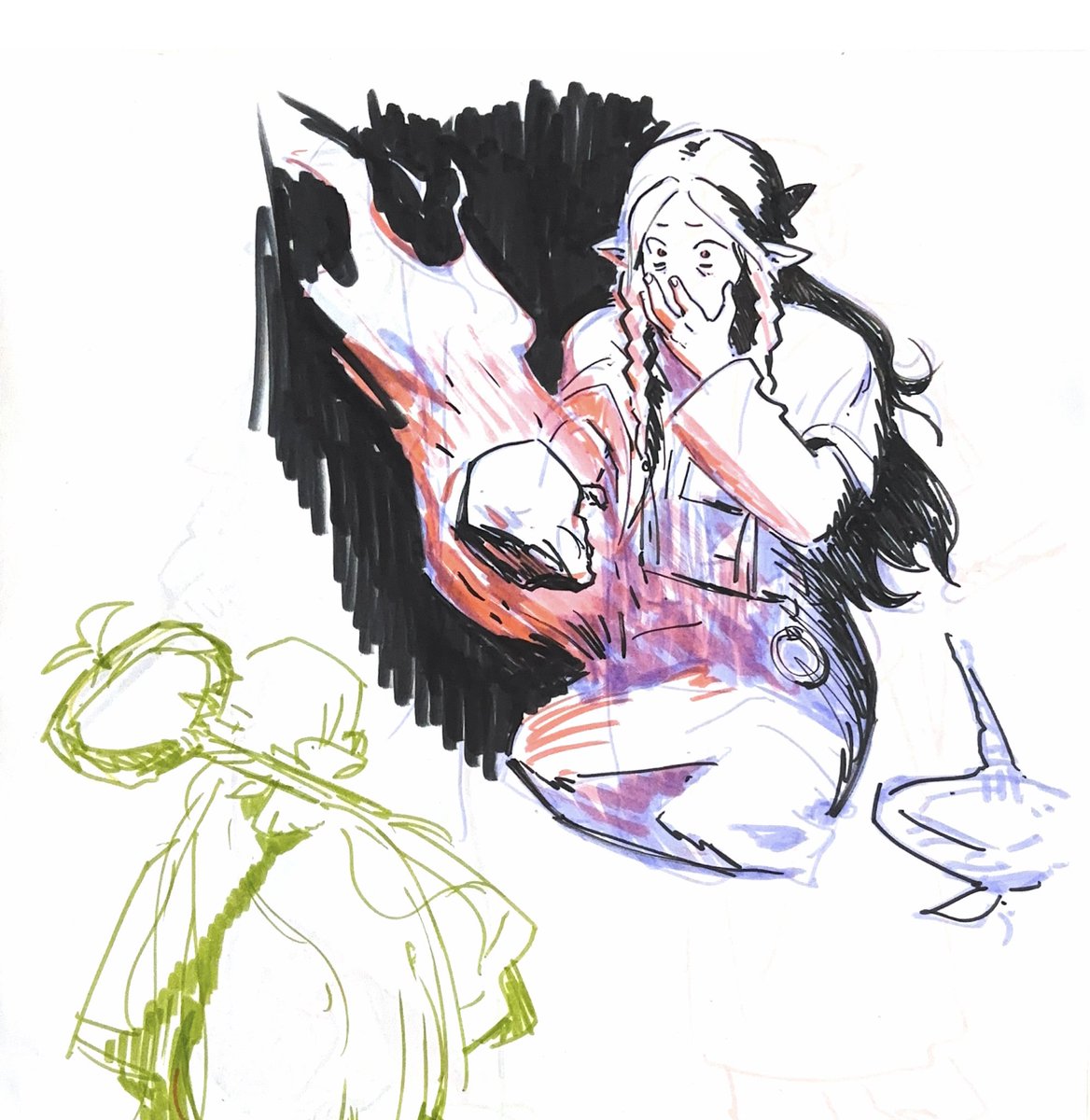 marcille figure drawing!!! tastiest session i’ve ever attended