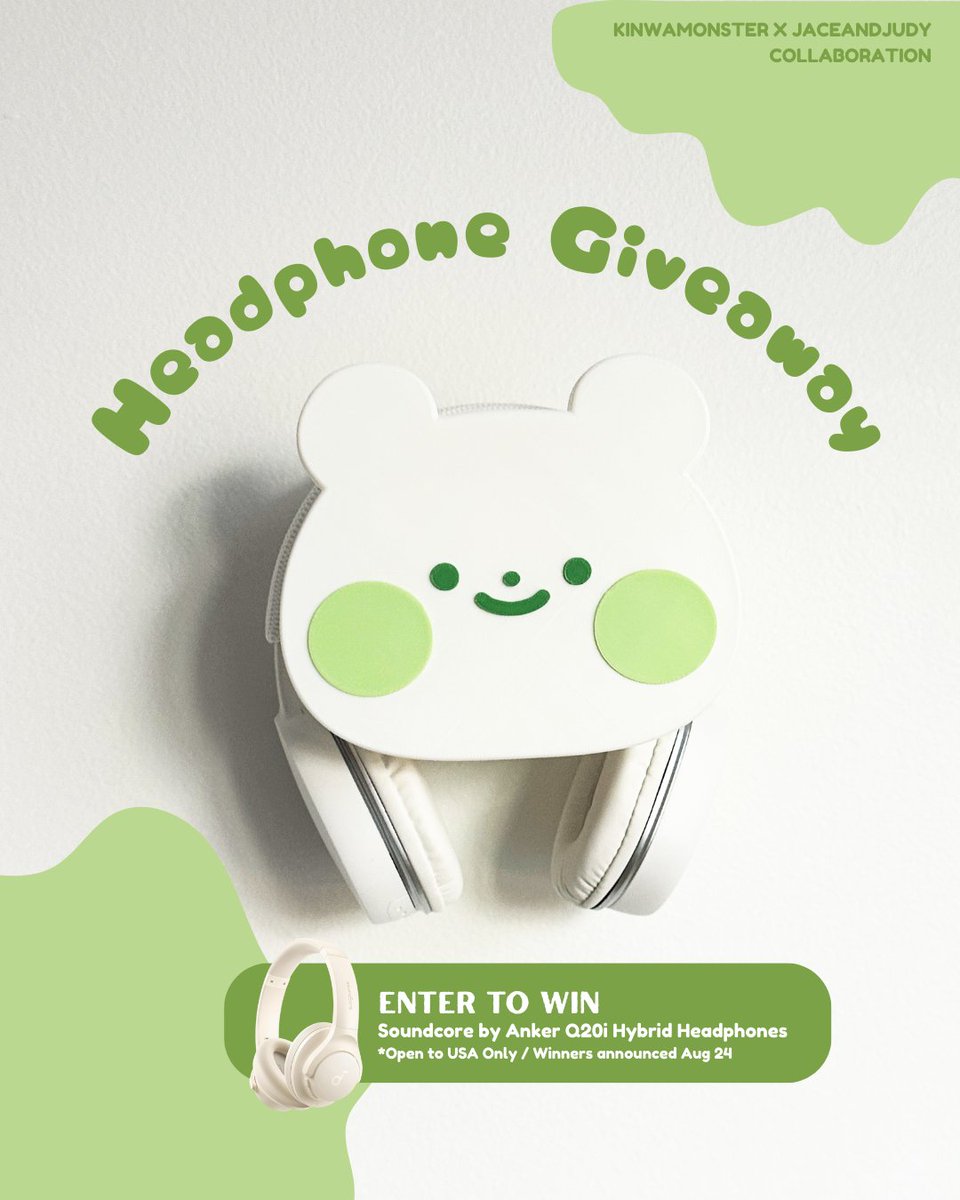 jace and judy 🦀🐸 (@jaceandjudy) on Twitter photo HEADPHONE GIVEAWAY! 🍵
to celebrate our collab with <a href="/kinwamonster/">kinwamonster</a>, we are gifting one of you a super nice pair of headphones! up for grabs are 'soundcore by anker q20i hybrid headphones'!
to enter:
✅ follow us <a href="/jaceandjudy/">jace and judy 🦀🐸</a> and <a href="/kinwamonster/">kinwamonster</a>
✅ share & like this post
✅ tag a HEADPHONE GIVEAWAY! 🍵
to celebrate our collab with <a href="/kinwamonster/">kinwamonster</a>, we are gifting one of you a super nice pair of headphones! up for grabs are 'soundcore by anker q20i hybrid headphones'!
to enter:
✅ follow us <a href="/jaceandjudy/">jace and judy 🦀🐸</a> and <a href="/kinwamonster/">kinwamonster</a>
✅ share & like this post
✅ tag a