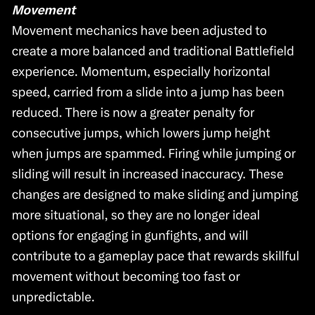 Dumbing down mechanics strictly for the sake of making the majority “enjoy” their time doesn’t help anyone, it makes the game worse for both parties. 

Especially when the majority doesn’t actually understand how changes like this effect more than at face value.
The more we do