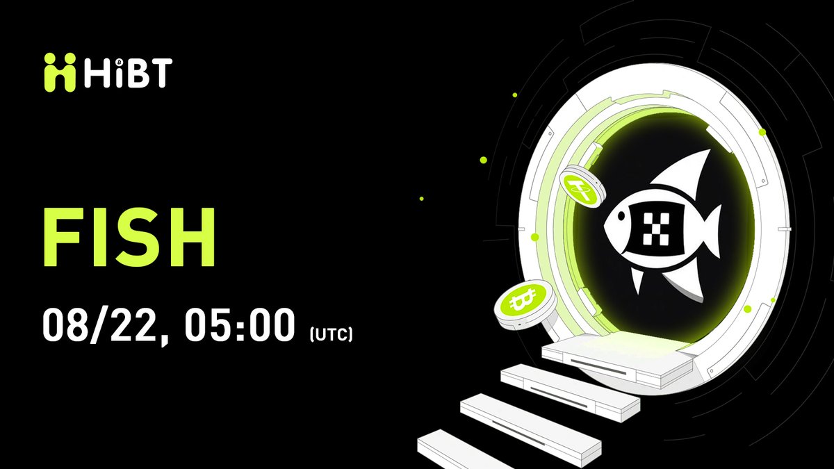 HIBTGlobal's tweet photo. ๐ $FISH (FishSwap) will soon be listed on #Hibt @fish6227
๐ฅ Pair: FISH/USDT
๐ผ Network: Xlayer
โฐ Trade: https://t.co/I0fh0nMeq8
โ๏ธ Details: https://t.co/2qHt0Q3749
#FishSwap #Xlayer #Crypto #Web3 #CryptoListing https://t.co/ZHwdqdiQbX