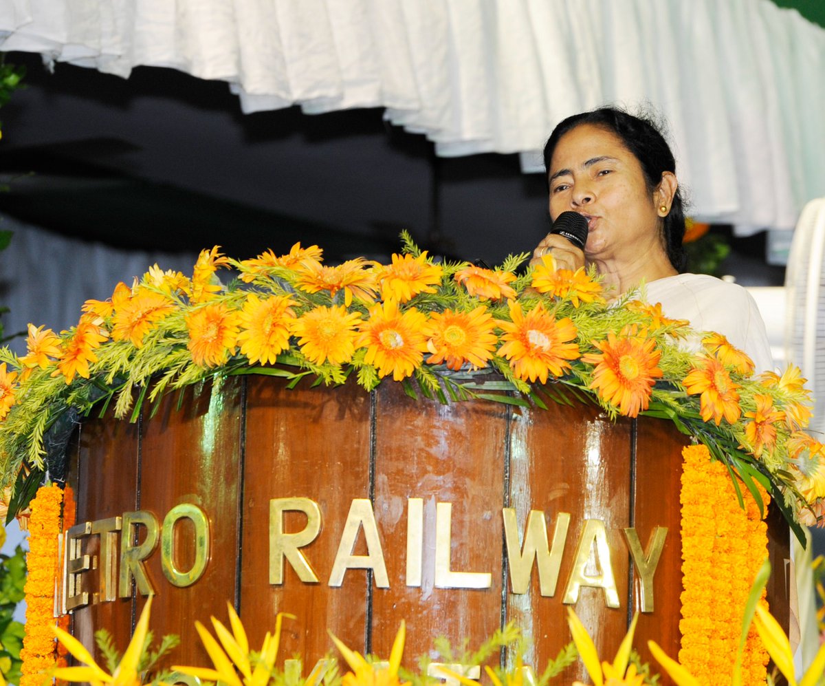 Nilanjan Das (@nilanjandasaitc) on Twitter photo Today, <a href="/narendramodi/">Narendra Modi</a> is coming to Bengal to inaugurate the Green, Yellow & Orange lines of <a href="/metrorailwaykol/">Metro Railway Kolkata</a> - projects that were sanctioned in <a href="/MamataOfficial/">Mamata Banerjee</a>’s Railway Budget of 2010-11 - and to falsely claim credit for them.
WB CM will not attend this programme for 3 reasons: Today, <a href="/narendramodi/">Narendra Modi</a> is coming to Bengal to inaugurate the Green, Yellow & Orange lines of <a href="/metrorailwaykol/">Metro Railway Kolkata</a> - projects that were sanctioned in <a href="/MamataOfficial/">Mamata Banerjee</a>’s Railway Budget of 2010-11 - and to falsely claim credit for them.
WB CM will not attend this programme for 3 reasons: