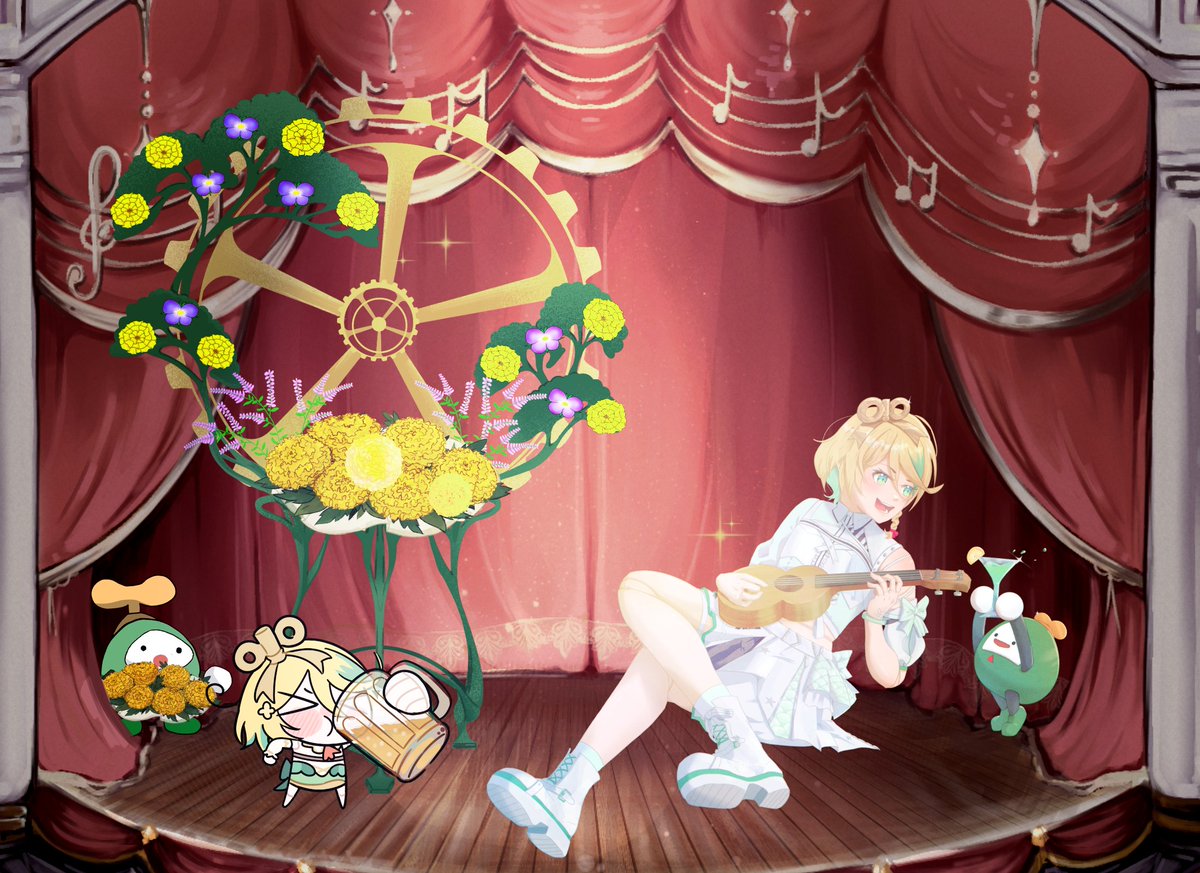 KuyaGray🍵👧🐱🪶👻✨🐔 (@kuyagray) on Twitter photo The otomos are cheering you on from around the world Cece! 🌎🌍🌏
Here are some digital flower stands featuring you and your variants with flowers and a message board with messages from almost 100 otomos! 
Message board link is in the comments!
 #Immergination The otomos are cheering you on from around the world Cece! 🌎🌍🌏
Here are some digital flower stands featuring you and your variants with flowers and a message board with messages from almost 100 otomos! 
Message board link is in the comments!
 #Immergination