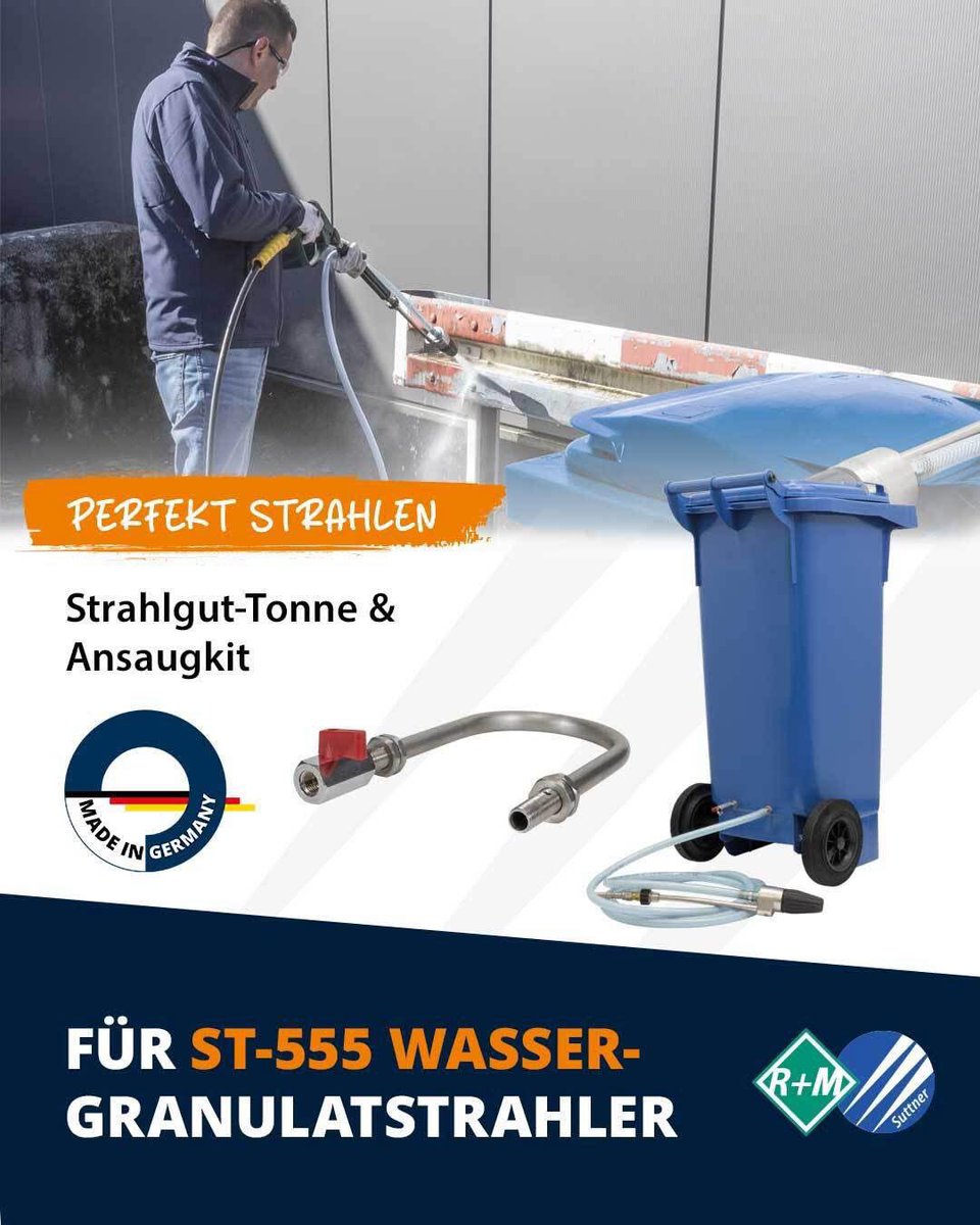 💦 Upgrade für den ST-555!
Ansaugkit + Tonne = mobil, robust &amp; ready to go 🚀
👉 Jetzt sichern: shop.rm-suttner.com