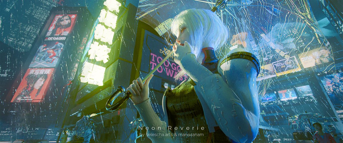 lucy kushinada, neon reverie #CyberpunkEdgerunners #ggst